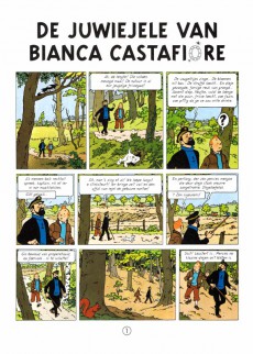 Extrait de Tintin (en langues régionales) -21Anversois- De Juwiejele van Bianca Castafiore