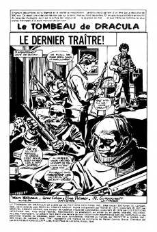 Extrait de Le tombeau de Dracula (Éditions Héritage)  -5960- Le dernier traître!
