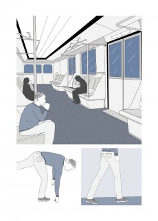 Extrait de Un serpent dans le métro