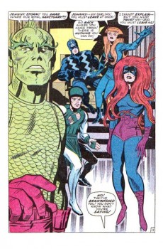 Extrait de Fantastic Four Vol.1 (1961) -99- The Torch Goes Wild!