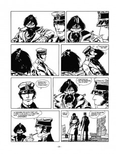 Extrait de Corto Maltese (Noir et blanc relié) -6- En Sibérie