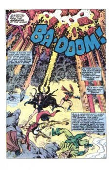 Extrait de Ms. Marvel Vol.1 (1977) -12- The warrior and the witch-queen!