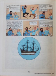 Extrait de Tintin (Historique) -11B33- Le secret de la Licorne