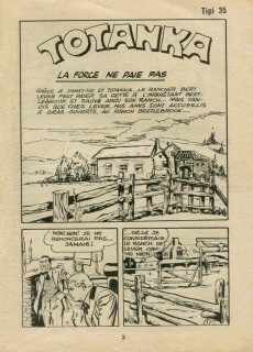 Extrait de Tipi (Aventures et Voyages) -35- Totanka - La force ne paie pas