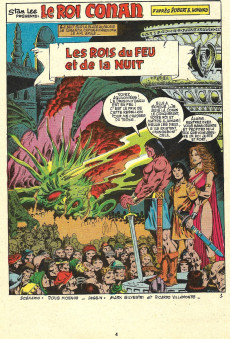 Extrait de Conan (Super Spécial) (Mon journal) -3- Les rois du feu et de la nuit