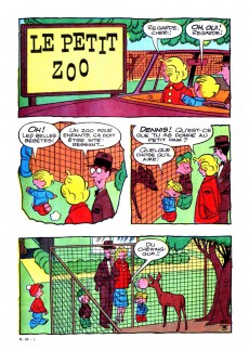 Extrait de Dennis la malice (1e Série - SFPI) (1962) -32- Le petit zoo