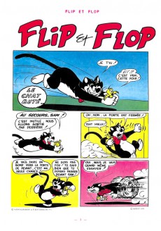Extrait de Flip et Flop (1e Série - Pop magazine/Comics Humour)  -18- Le chat buté