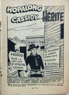 Extrait de Hopalong Cassidy (puis Cassidy) (Impéria) -205- Hopalong Cassidy... hérite
