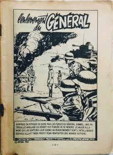 Extrait de Choc 1re série (Artima puis Arédit) -54- L'enlèvement du Général