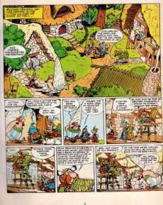 Extrait de Astérix (en anglais) -9e1987- Asterix and the Normans