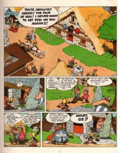 Extrait de Astérix (en anglais) -17a1975- Asterix in Switzerland