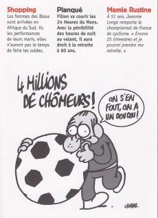 Extrait de Charlie Hebdo -2010/09- Encore des Brèves de Charlie Hebdo