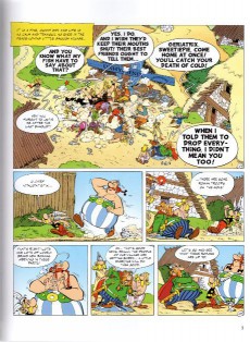 Extrait de Astérix (en anglais) -24d- Asterix in Belgium