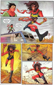 Extrait de Ms. Marvel Vol.4 (2016) -23- Northeast Corridor Part One