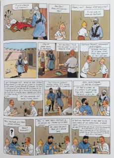 Extrait de Tintin (en langues régionales) -9Picard- El crape as pinches d'or