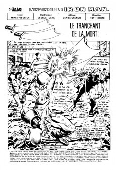 Extrait de L'invincible Iron Man (Éditions Héritage) -20- Le tranchant de la mort !