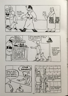 Extrait de Tintin - Pastiches, parodies & pirates - Les aventures de Pinpin petit cachotier du crépuscule au pays des sornettes