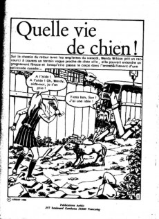 Extrait de Clapotis (1e Série - Arédit) -187- Wendy wilson - quelle vie de chien !
