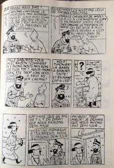 Extrait de Tintin - Pastiches, parodies & pirates - Le trésor de Rackham le rouge