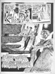 Extrait de Dracula Lives! (1973) -8- Last walk on the night side