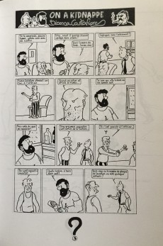 Extrait de Tintin - Pastiches, parodies & pirates - On a kidnappé Bianca Castafiore