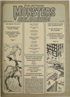 Extrait de Monsters Unleashed (Marvel comics - 1973) -11- The ultimate exorcism !