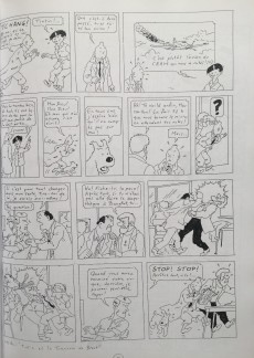 Extrait de Tintin - Pastiches, parodies & pirates -2003- Tintin à l'E.N.A