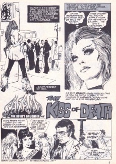 Extrait de Vampire Tales (Marvel comics - 1973) -3- Night of the demon cult