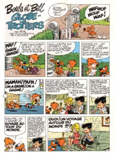 Extrait de Boule et Bill -15- (Collection Eaglemoss) -928- Globe-trotters