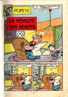 Extrait de Popeye (Cap'tain présente) -151- Popeye - la révolte des robots