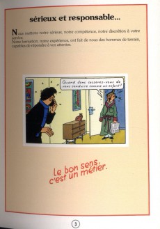 Extrait de Tintin - Publicités -Crédit Agr- Tintin au Crédit Agricole
