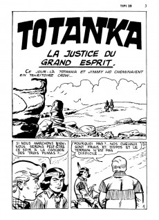 Extrait de Tipi (Aventures et Voyages) -39- Totanka - La justice du grand esprit