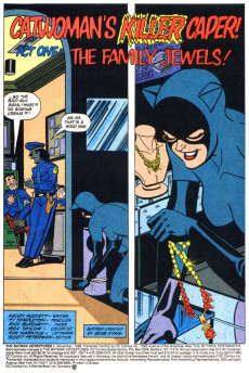 Extrait de The batman Adventures (1992) -2- Catwoman's killer caper