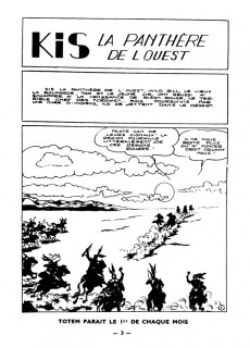 Extrait de Totem (1re Série) (1956) -38- Kis - La panthère de l'ouest