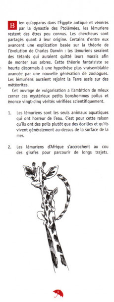 Extrait de (AUT) Cornette - Les lémuriens - L'encyclopédie des brols et des machins super vrais