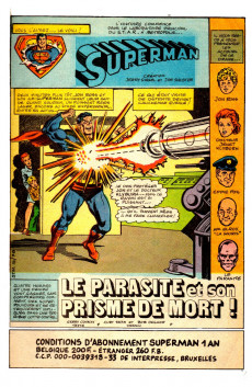 Extrait de Superman et Batman puis Superman (Sagédition/Interpresse) -131- Le parasite et son prisme de mort !