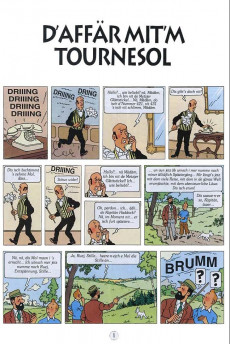 Extrait de Tintin (en langues régionales) -18Alsacien- D'affär Mit'm Tournesol