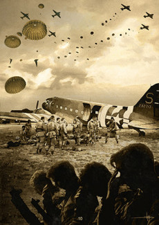 Extrait de Les années de guerre 1939-1945 -3- Les années de guerre 1944-1945 - Un vent de liberté...