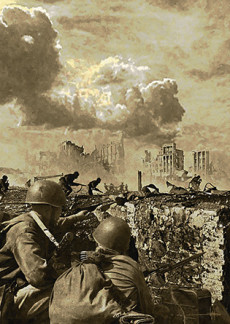 Extrait de Les années de guerre 1939-1945 -2- Les années de guerre 1942-1943 - Un vent de sacrifice...
