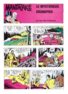 Extrait de Mandrake (1re Série - Remparts) (Mondes Mystérieux - 1) -441- Le mystérieux Grandpied