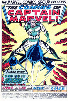 Extrait de Marvel Super-heroes Vol.1 (1967) -12- The coming of Captain Marvel