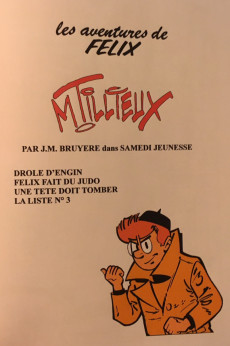 Extrait de Félix (Tillieux, Éditions Michel Deligne puis Dupuis, en couleurs) -10PIR- Drôle d'engin