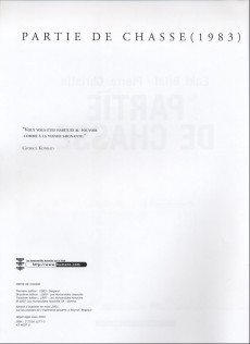 Extrait de Partie de chasse - Tome d2001