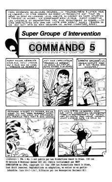 Extrait de Commando 5 -1- Super groupe d'intervention