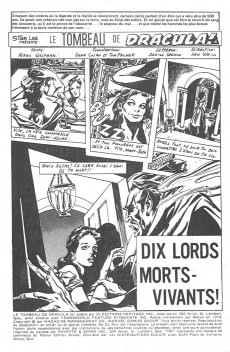 Extrait de Le tombeau de Dracula (Éditions Héritage)  -31- Dix Lords Morts-vivants !