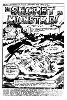 Extrait de Fantastic Four (Éditions Héritage) -14- Le secret du monstre !