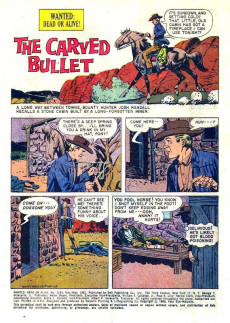 Extrait de Four Color Comics (2e série - Dell - 1942) -1164- Wanted: Dead or Alive!
