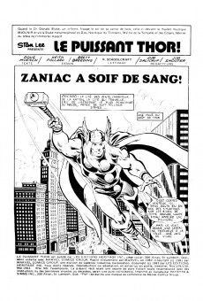 Extrait de Thor (Éditions Héritage) -129130- Zaniac a soif de sang !