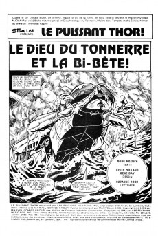 Extrait de Thor (Éditions Héritage) -125126- Le dieu du tonnerre et la Bi-Bête !