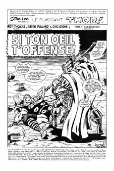 Extrait de Thor (Éditions Héritage) -101102- Si ton œil t'offense !